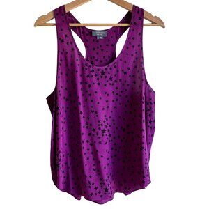 Gryphon NYC 100% Silk Skinny Racerback Tanktop Size Large Vintage